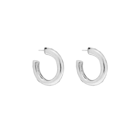 Earrings: Grand Hoops - Gold or Silver