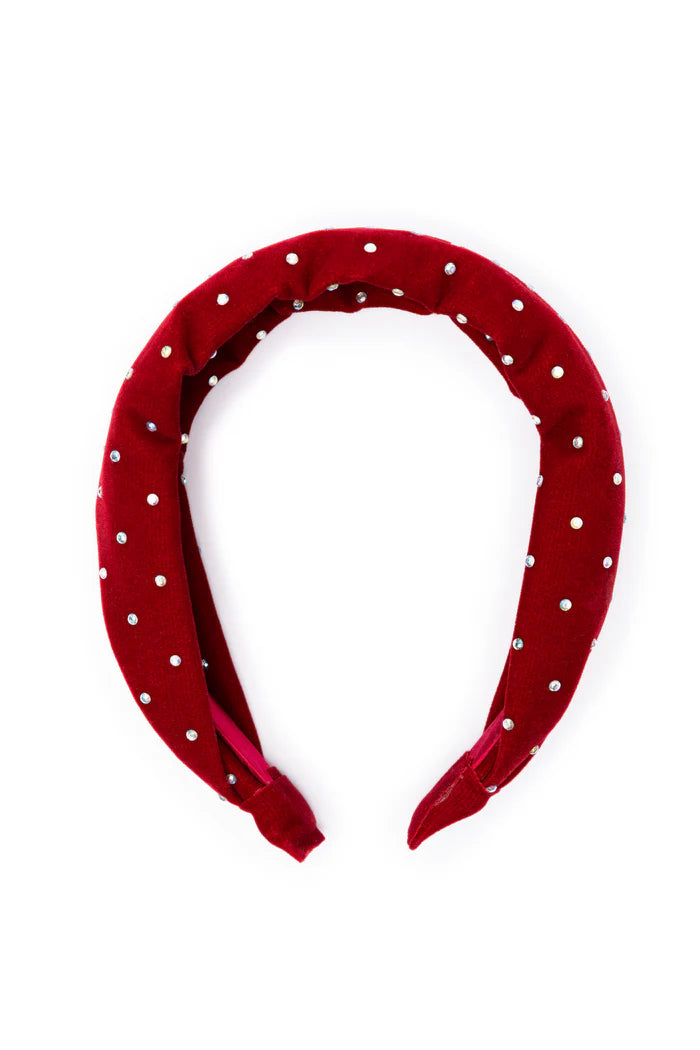 GP: Sparkle Red Velvet Headband - Ages 3+