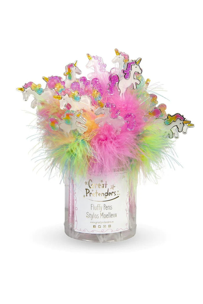 GP: Prancing Unicorn Fluffy Pen - Ages 3+