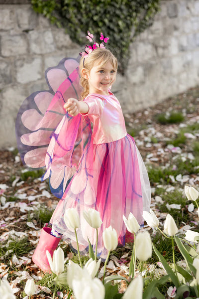 Butterfly Twirl Dress with Wings: Multiple Sizes Available