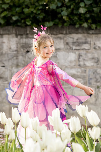 Butterfly Twirl Dress with Wings: Multiple Sizes Available