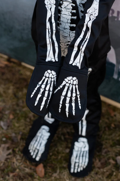 GP: Glow-in-the-dark Skeleton Shirt, Pants & Mask Set - Multiple Sizes Available