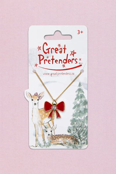 GP: Holiday Bow Necklace - Ages 3+