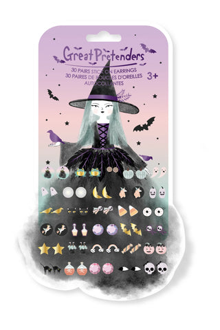 Natasha the Raven Witch Sticker Earrings - Ages 3+