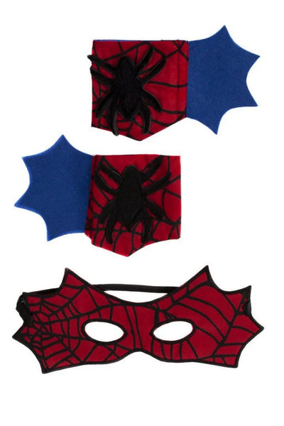 GP: Spider Cape, Mask and Cuffs Set - Size 3-4