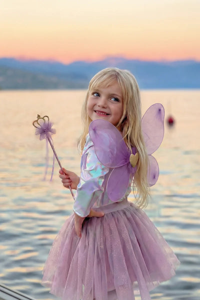 Royal Fairy Princess Skirt Set Purple - Size 4/6