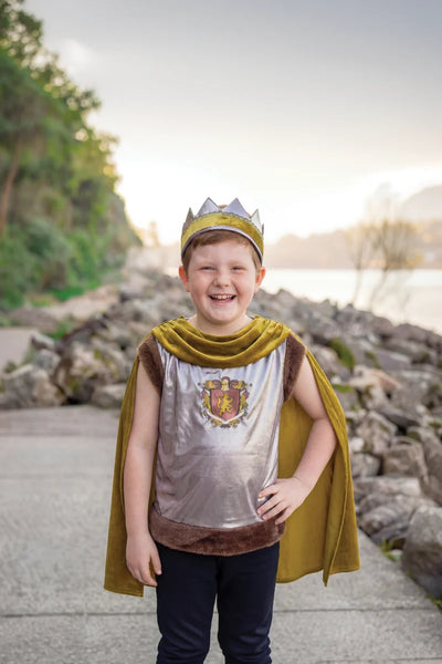 Sir Wolfheart Tunic with Cape and Crown Set - Size 5/6