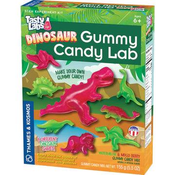 Tasty Labs: Dinosaur Gummy Candy Lab - Ages 6+