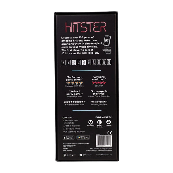 Hitster: The Music Party Game - Ages 16+