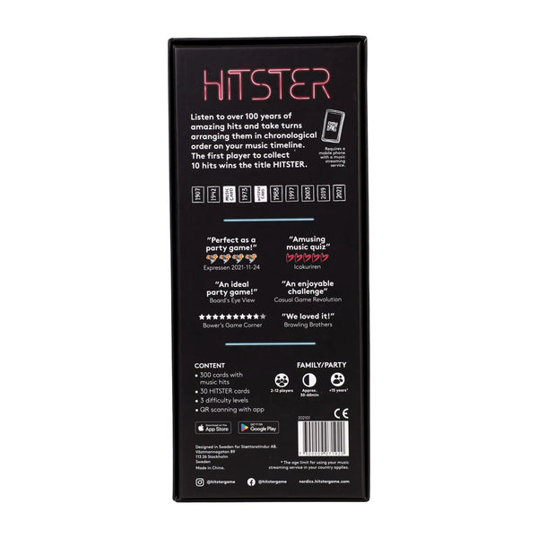 Hitster: the Music Party Game - Ages 16+