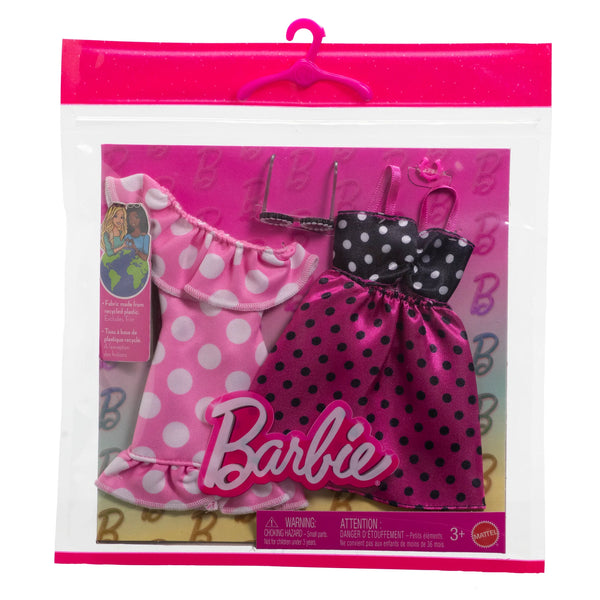 Barbie Fashion Outfit 2 Pack: Multiple Styles Available - Ages 3+