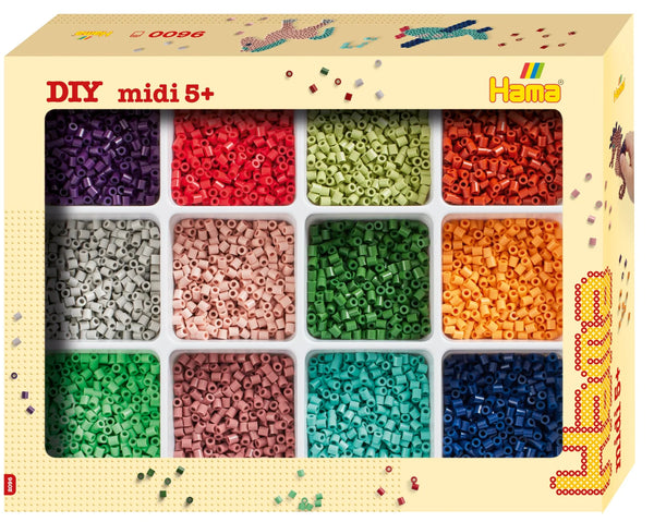 Hama: Midi Beads in Sorting Tray 2025 - Ages 5+