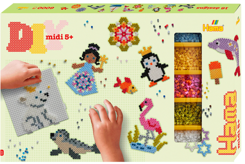 Hama: Midi Beads Giant Gift Box - Ages 5+