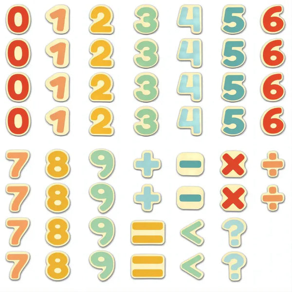 Hape - Wooden Magnetic Numbers Learning Toy