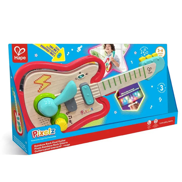 Hape Rainbow Rock Pixel Guitar