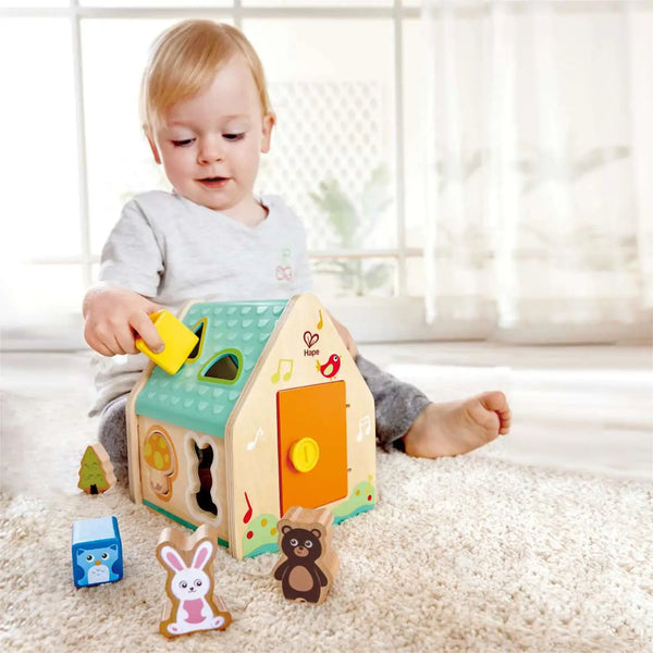 Hape: Critter House Shape Sorter - Ages 2+