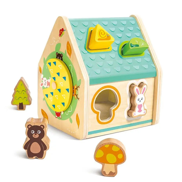 Hape: Critter House Shape Sorter - Ages 2+