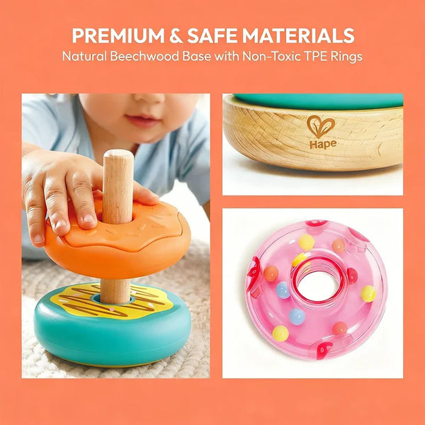 Hape Stacking Donut Toy