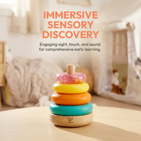 Hape - Stacking Donut Toy