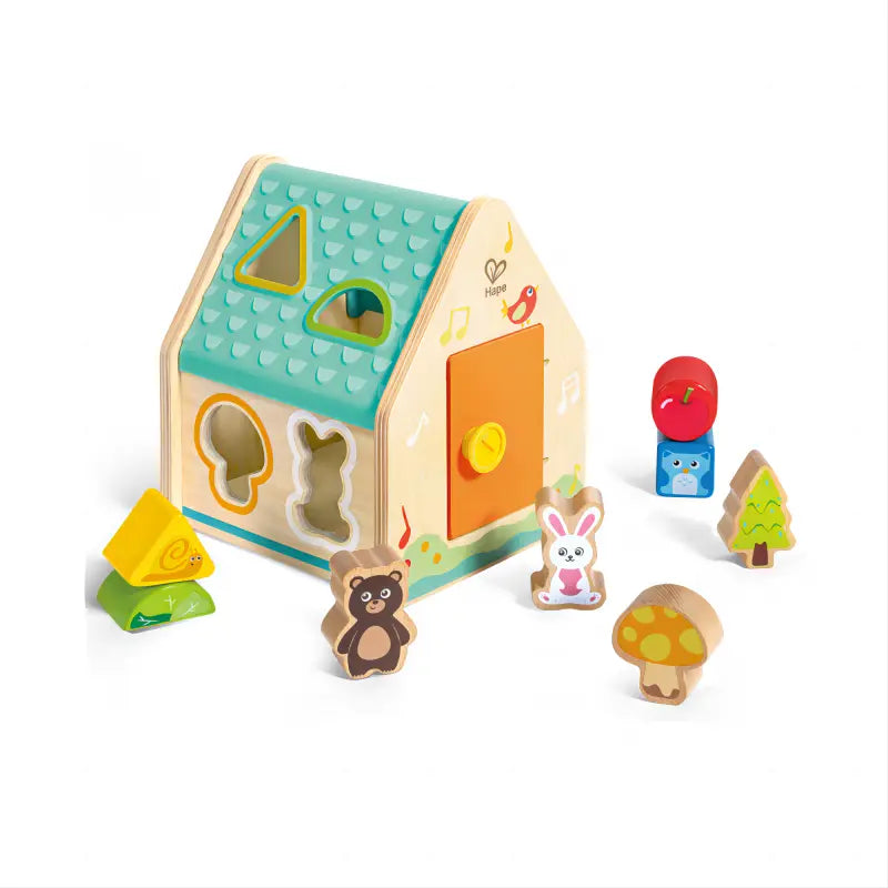 Hape: Critter House Shape Sorter - Ages 2+
