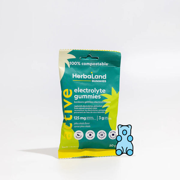 Herbaland Canada: Electrolyte Gummies - Pina Colada 50g
