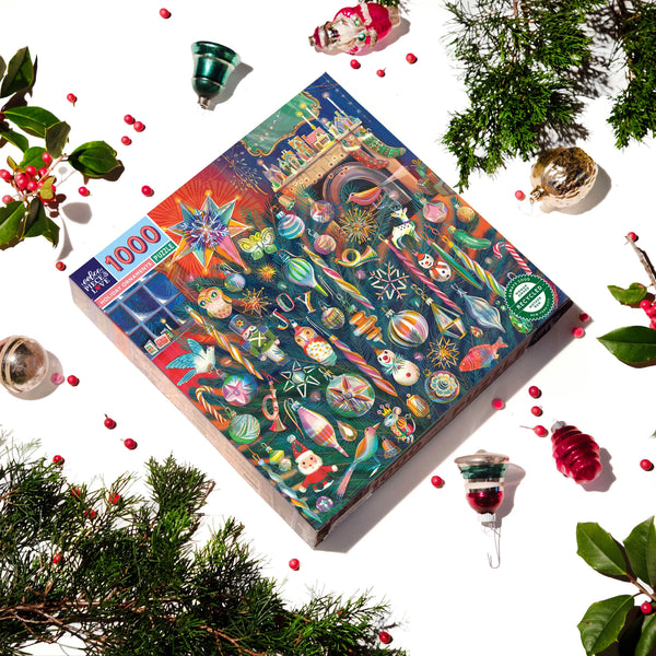 1000pc Puzzle: Holiday Ornaments