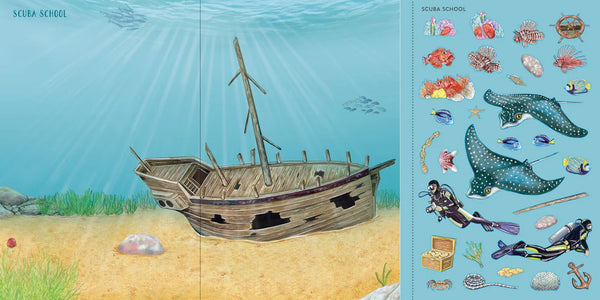 AB: Sticker Scenes Under The Sea - Ages 5+