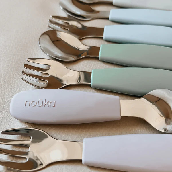 Noüka: Toddler Cutlery Set Deep Moon - Ages 12mths+