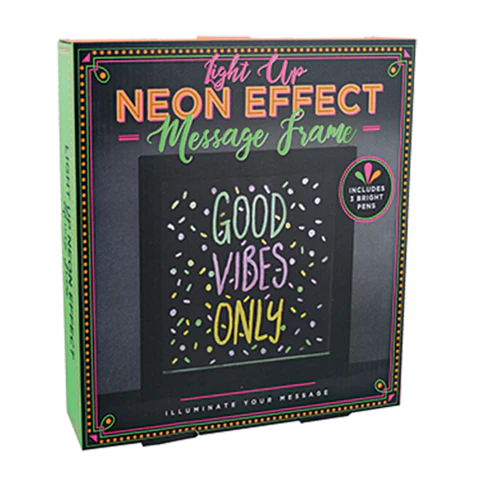 IS: Light Up Neon Effect Message Frame - Ages 8+