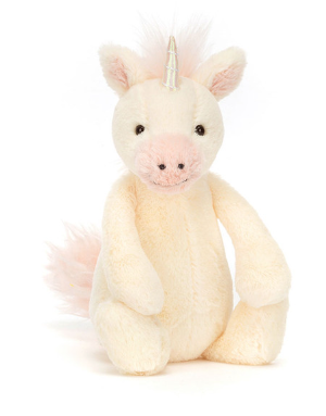 JC: Bashful Unicorn: Multiple Sizes Available - Ages 12mths+