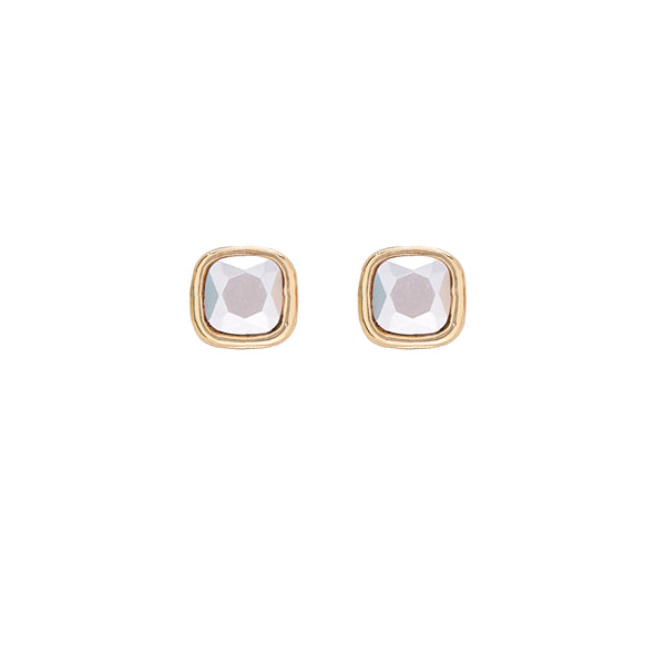 Earrings: Birthstone June Pearl - Gold