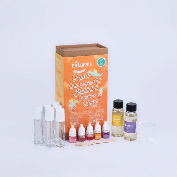 Kiss Naturals: DIY Lava Lip Gloss Kit (Canadian Made!) Ages 6+