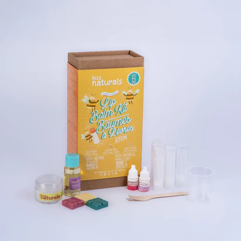 Kiss Naturals: Lip Balm Kit (Canadian Made!) Ages 6+