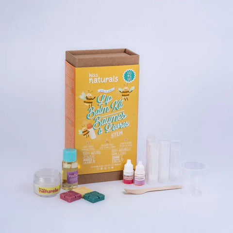 Kiss Naturals: Lip Balm Kit (Canadian Made!) Ages 6+