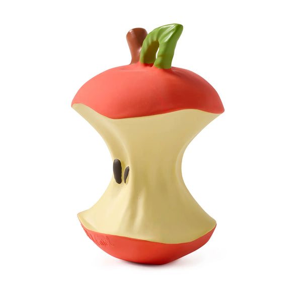 Oli & Carol: Pepa the Apple Natural Rubber Teether & Bath Toy - Ages 0+