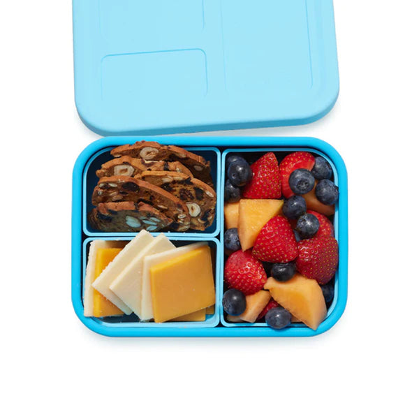 Lunchbots Silicone Bento Box Medium - Ocean - 840 ml -  All ages