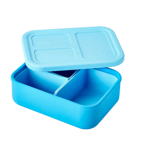 Lunchbots Silicone Bento Box Medium - Ocean - 840 ml -  All ages