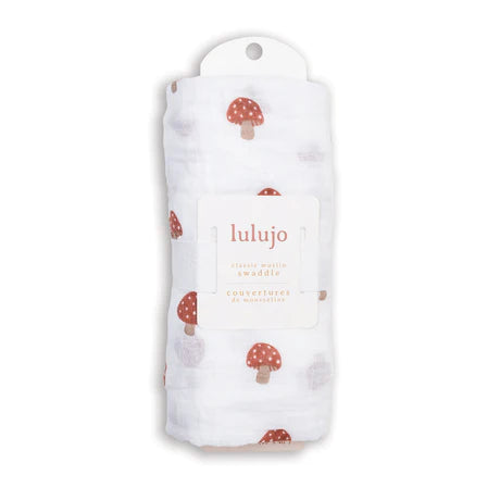 Lulujo Cotton Muslin Swaddle 40 x 40