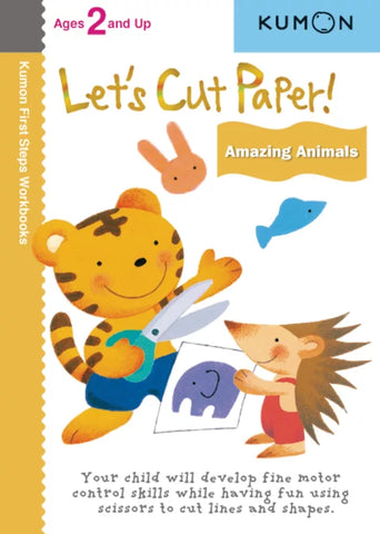 AB: Let's Cut Paper! Amazing Animals - Ages 2+