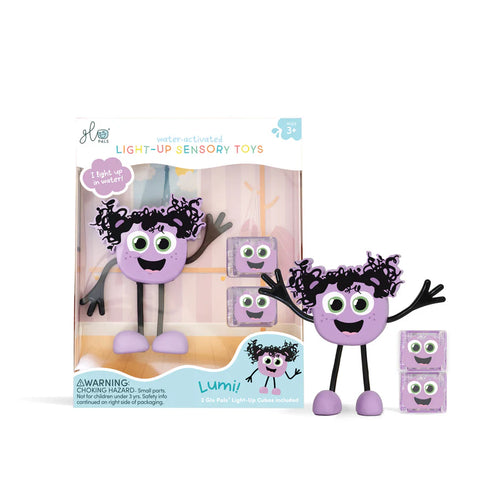 Glo Pals: Lumi Character Water-Activated Light-up Sensory Toy - Ages 3+