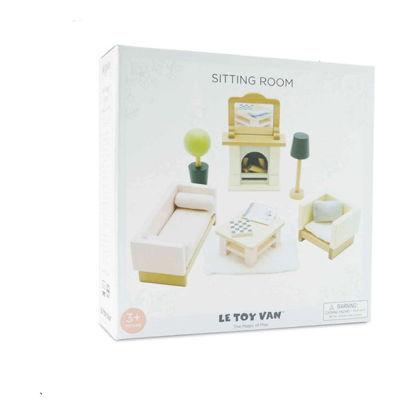 Le Toy Van: Wooden Doll House Sitting Room - Age 3yrs+