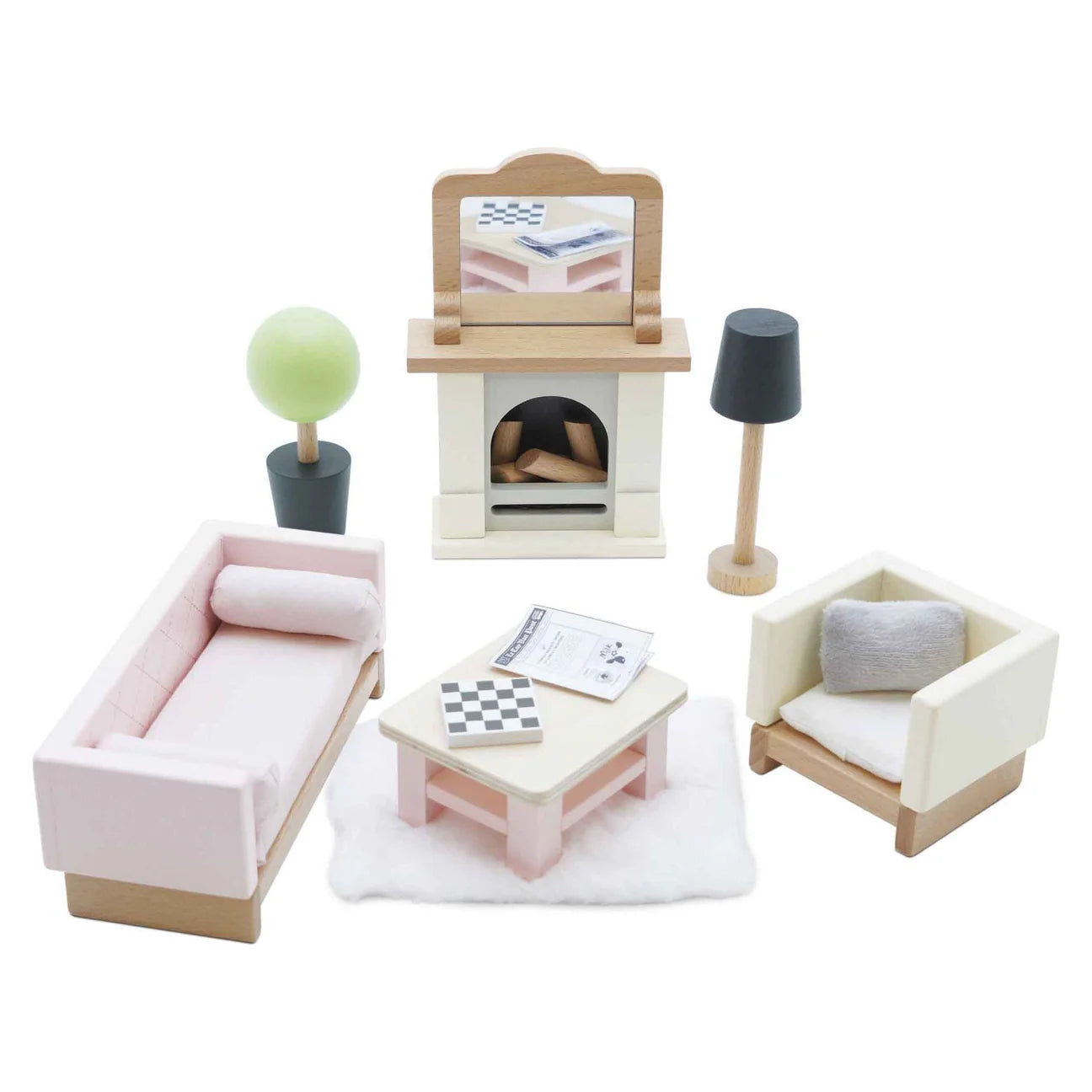 Le Toy Van: Wooden Doll House Sitting Room - Age 3yrs+