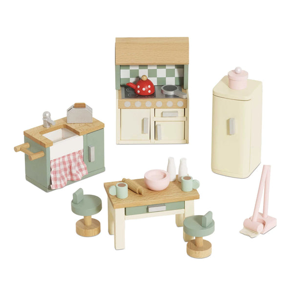 Le Toy Van: Wooden Doll House Kitchen Furniture - Age 3yrs+