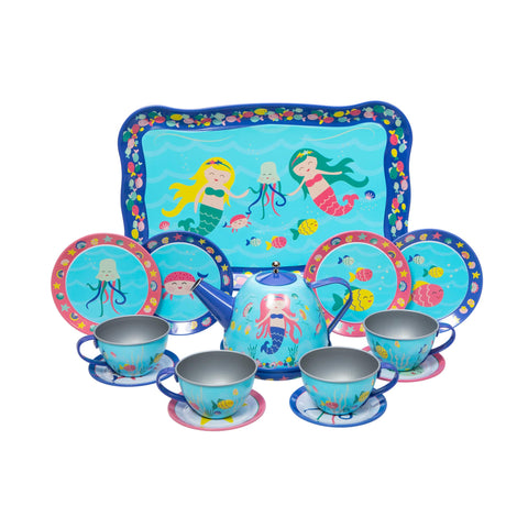 Mermaid Tin Tea Set - Ages 3+