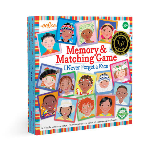 Games: I Never Forget a Face Memory Game - Ages 3+