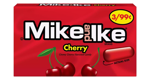 Mike and Ike: Cherry (22g) - Ages 3+