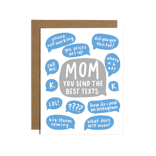 GC: Mom Texts - Card