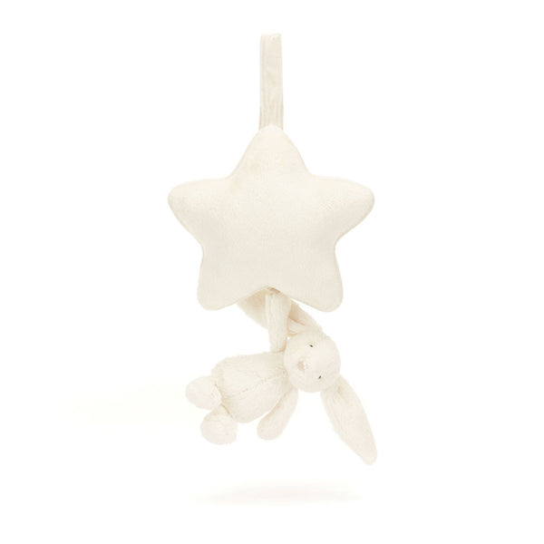 JC: Bashful Cream Bunny Musical Pull - Ages 0+