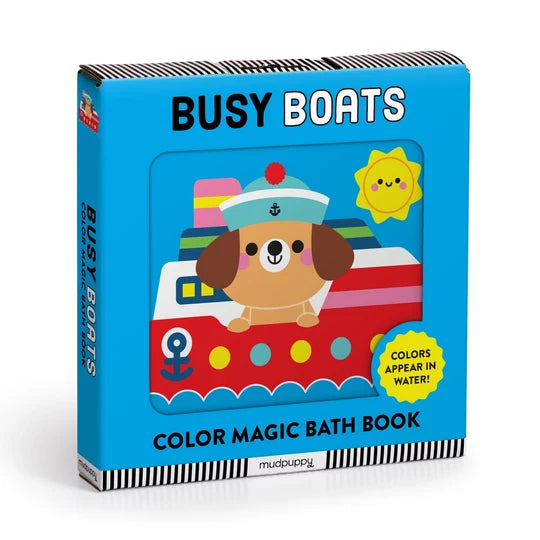 Busy Boats: Color Magic Bath Book