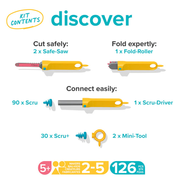 Makedo: Discover Kit - Ages 5+